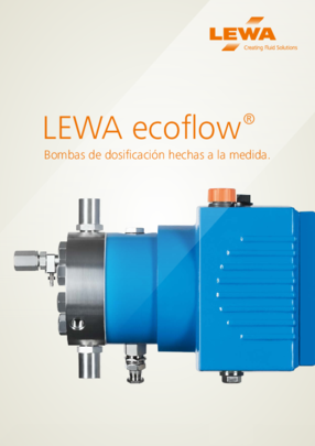 LEWA ecoflow bombas de dosificación hechas a la medida (ES) 